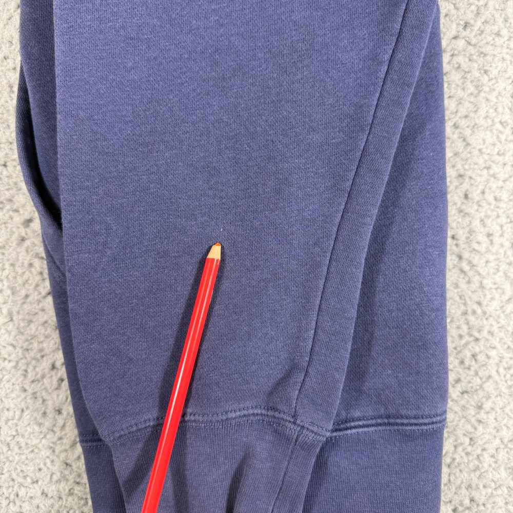 Nike Hoodie Size Large Blue Fleece Logo Pullover Sweatshirt Long-Sleeve - Picture 9 of 10